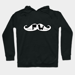 KFWF Stache Black Hoodie